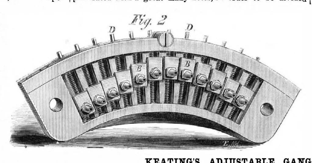 An illustration from Scientific American, Vol. 18, No. 13 (March 1868), 1868, leaf 7