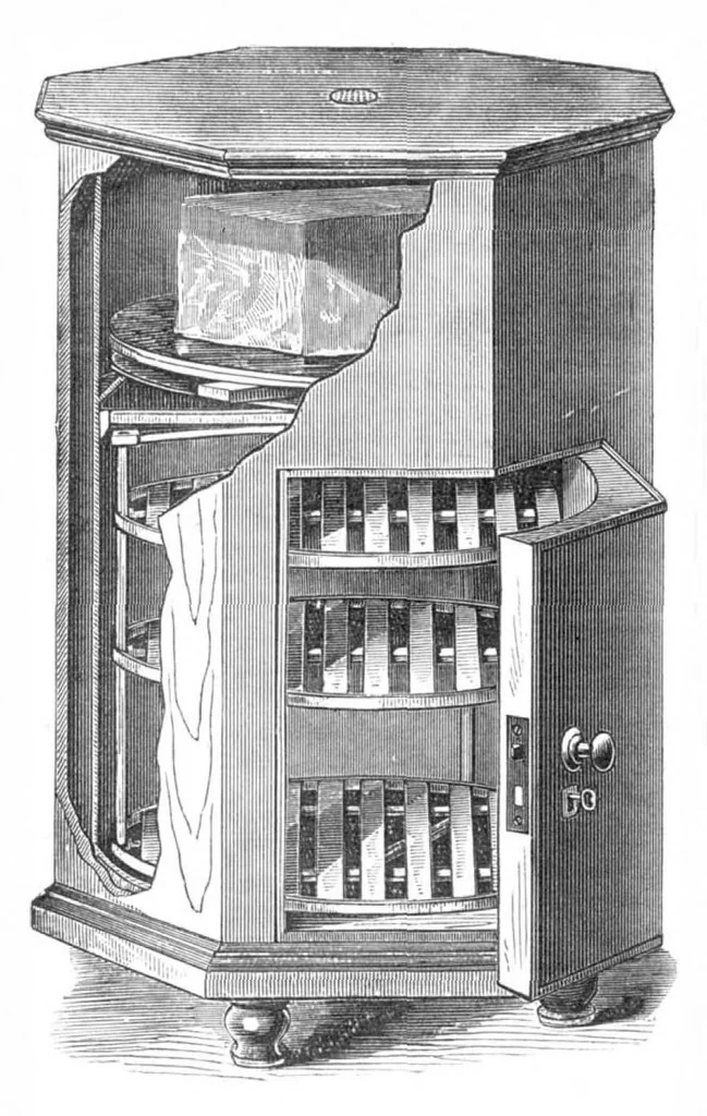 An illustration from Scientific American, Vol. 19, No. 9 (August 1868), 1868, leaf 7