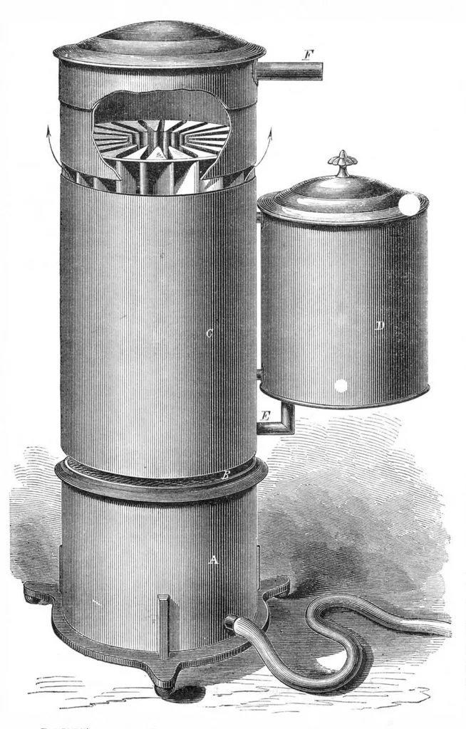 An illustration from Scientific American, Vol. 20, No. 13 (March 1869), 1869, leaf 7