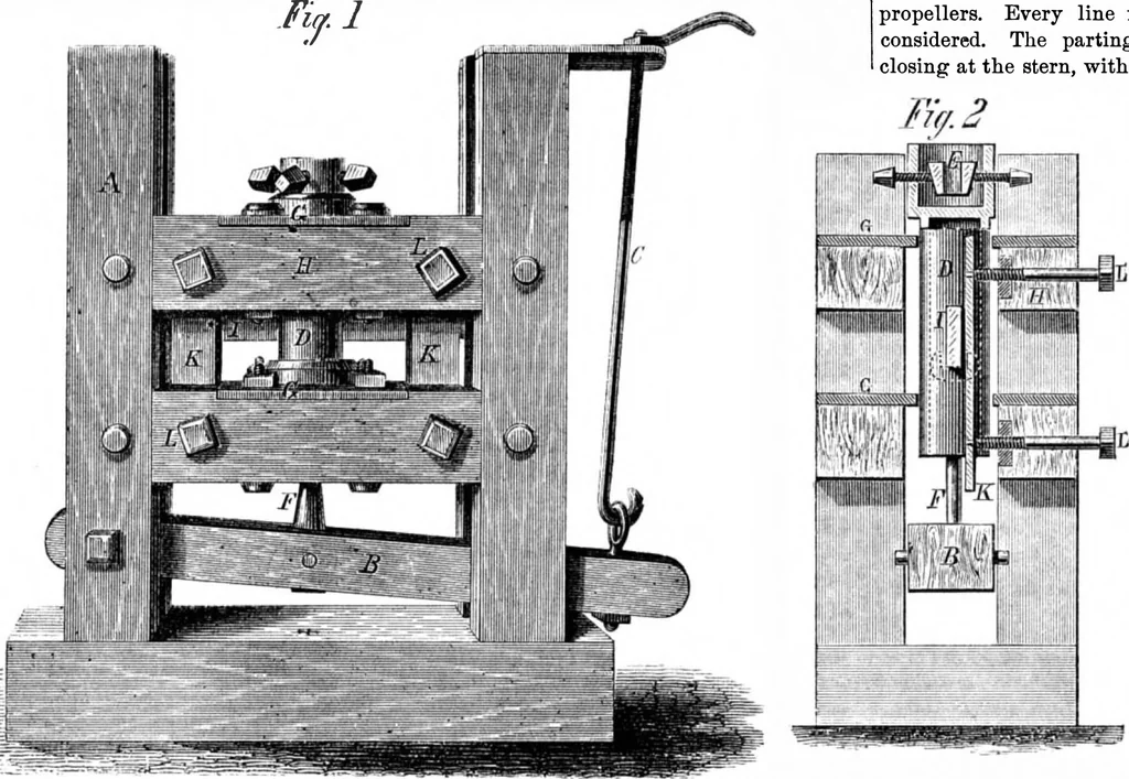 An illustration from Scientific American, Vol. 22, No. 12 (March 1870), 1870, leaf 7