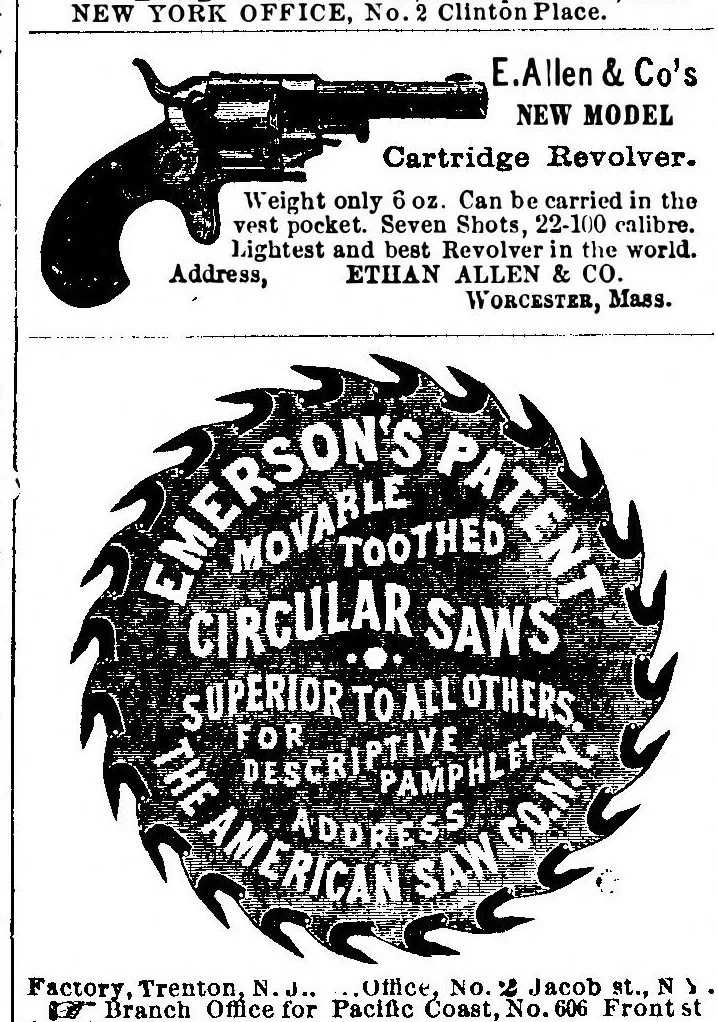An illustration from Scientific American, Vol. 22, No. 14 (April 1870), 1870, leaf 15