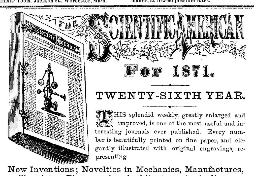 An illustration from Scientific American, Vol. 23, No. 23 (December 1870), 1870, leaf 15
