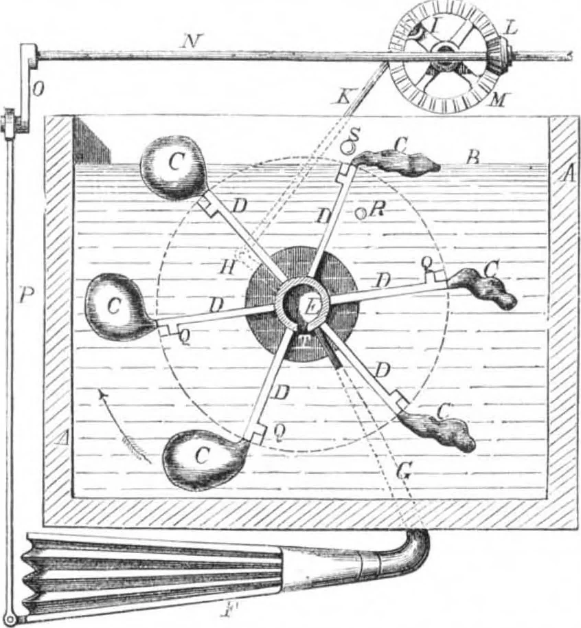 An illustration from Scientific American, Vol. 24, No. 1 (January 1871), 1871, leaf 1