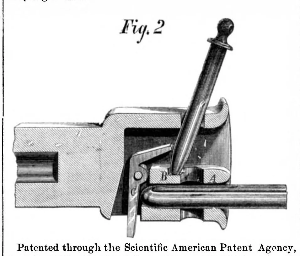 An illustration from Scientific American, Vol. 28, No. 8 (February 1873), 1873, leaf 7