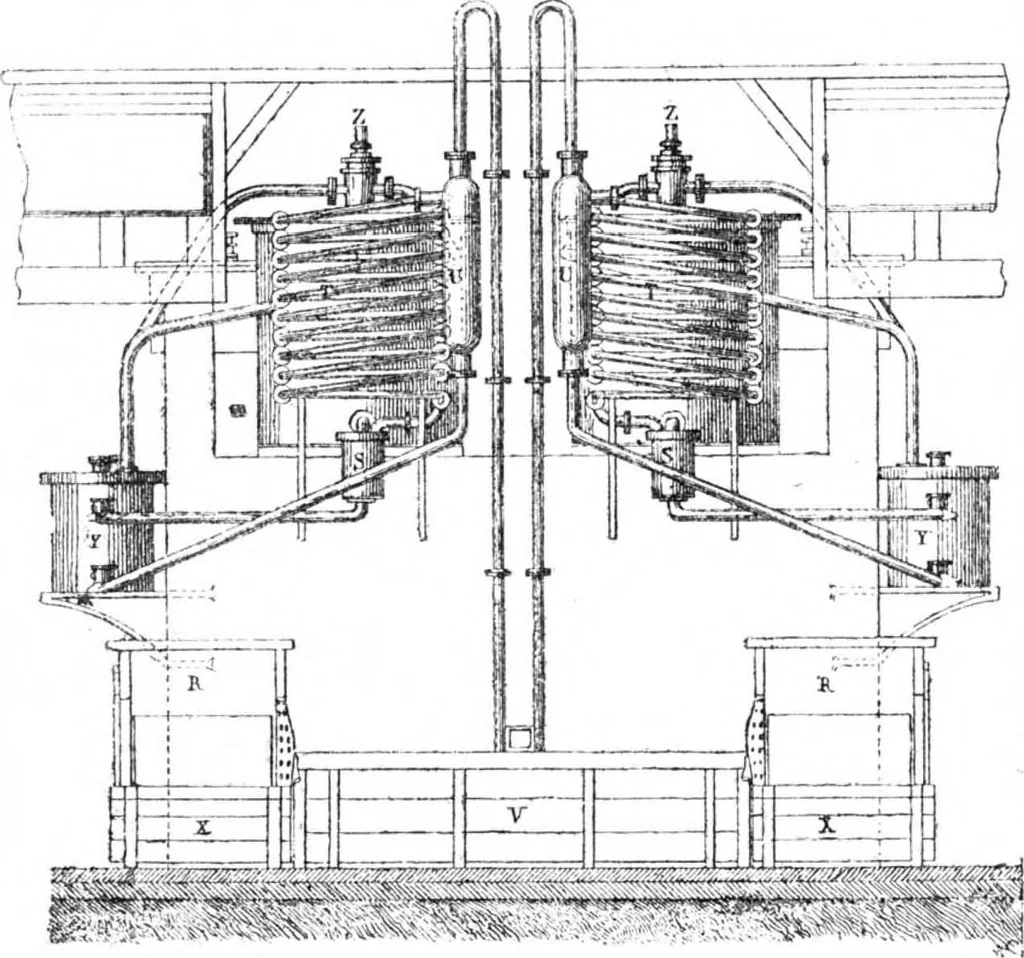 An illustration from Scientific American, Vol. 30, No. 17 (April 1874), 1874, leaf 4