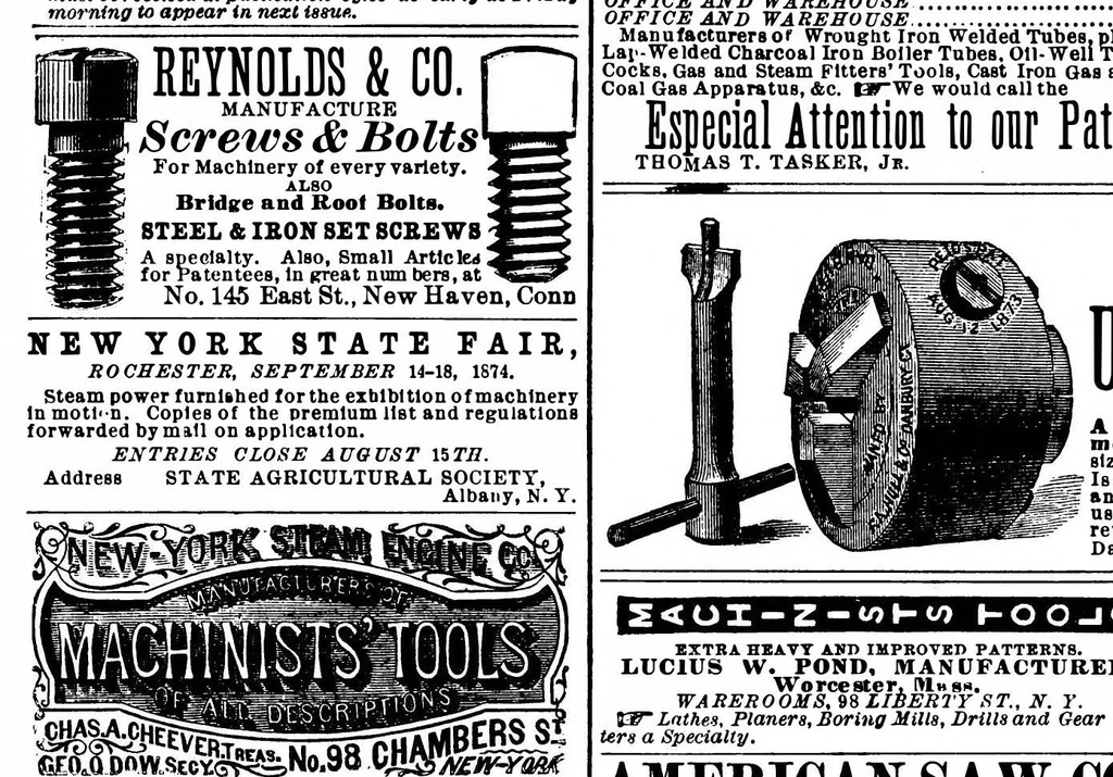 An illustration from Scientific American, Vol. 31, No. 6 (August 1874), 1874, leaf 15
