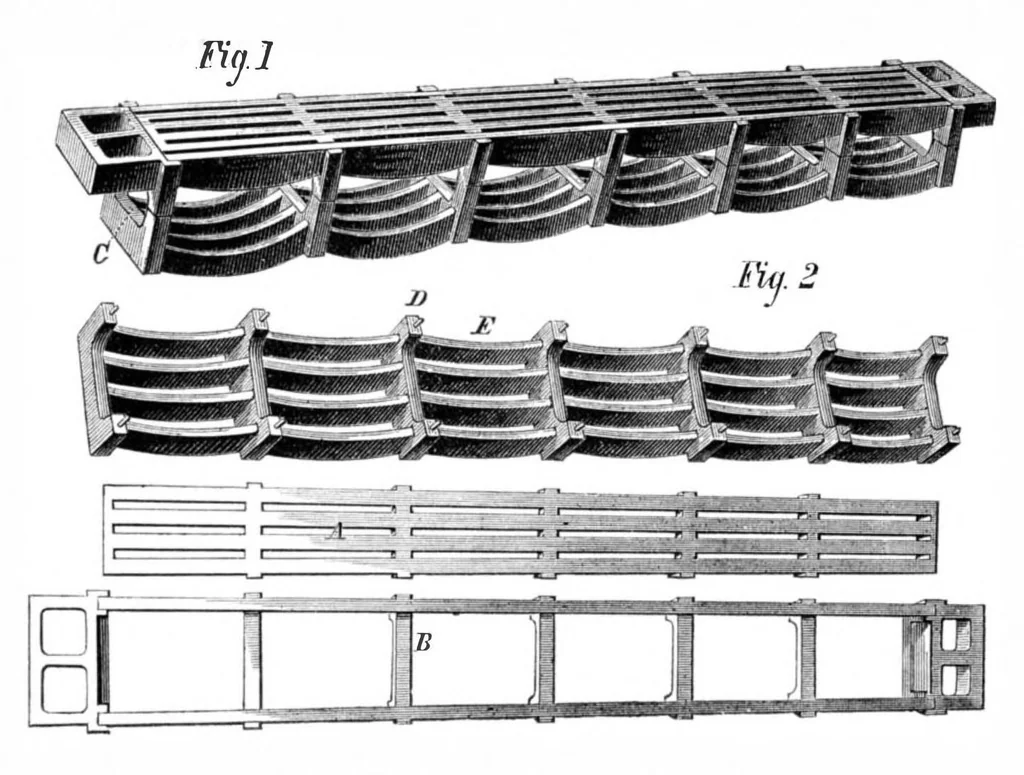 An illustration from Scientific American, Vol. 34, No. 2 (January 1876), 1876, leaf 7