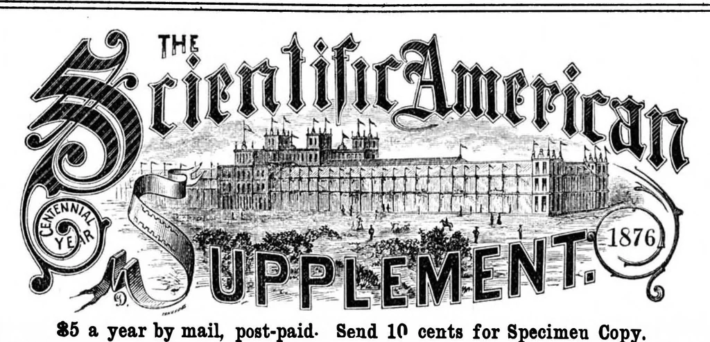 An illustration from Scientific American, Vol. 34, No. 7 (February 1876), 1876, leaf 15