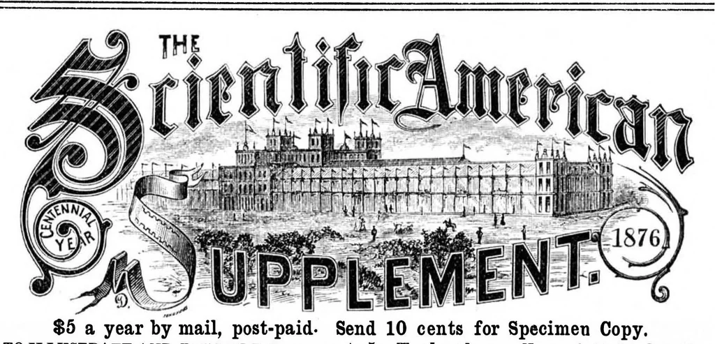 An illustration from Scientific American, Vol. 34, No. 8 (February 1876), 1876, leaf 15