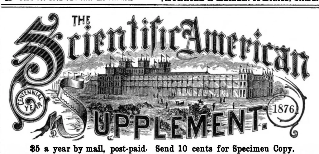 An illustration from Scientific American, Vol. 34, No. 11 (March 1876), 1876, leaf 15