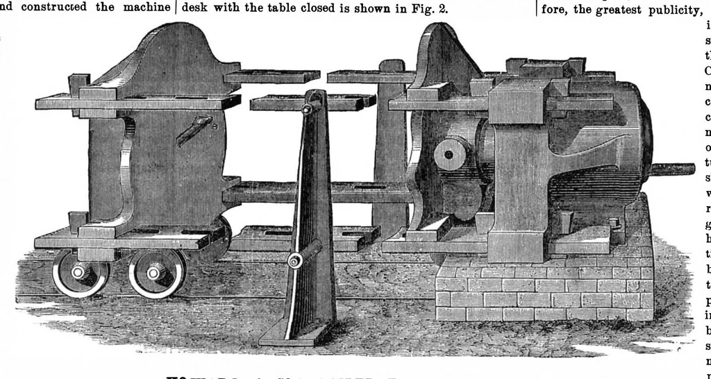 An illustration from Scientific American, Vol. 34, No. 16 (April 1876), 1876, leaf 7
