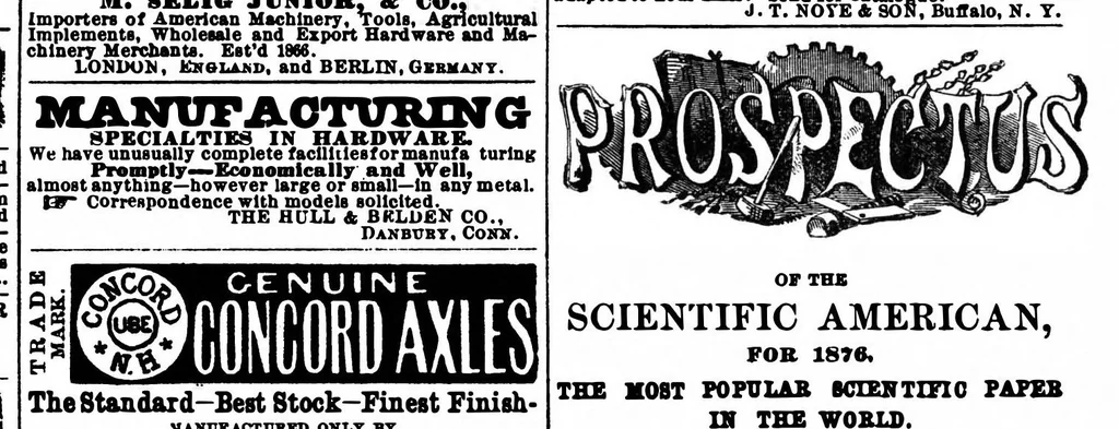 An illustration from Scientific American, Vol. 35, No. 4 (July 1876), 1876, leaf 15