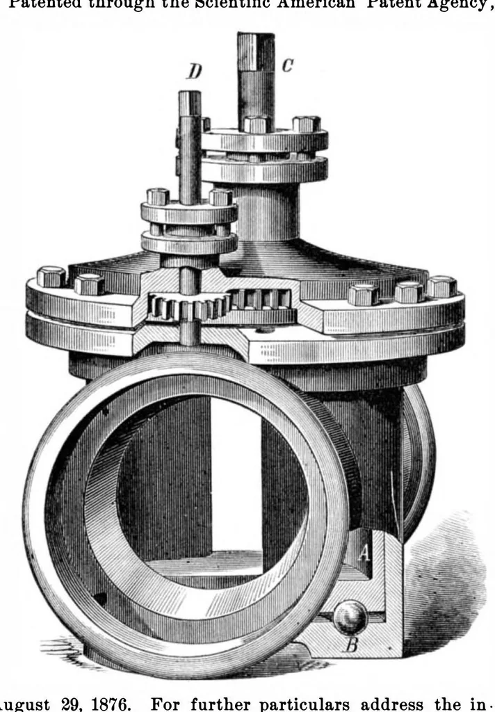 An illustration from Scientific American, Vol. 35, No. 15 (October 1876), 1876, leaf 7