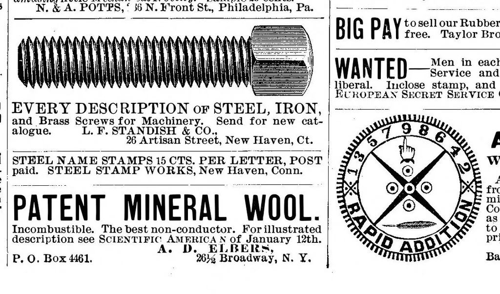 An illustration from Scientific American, Vol. 38, No. 13 (March 1878), 1878, leaf 14