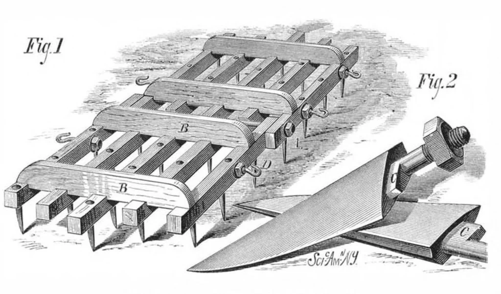 An illustration from Scientific American, Vol. 38, No. 13 (March 1878), 1878, leaf 8