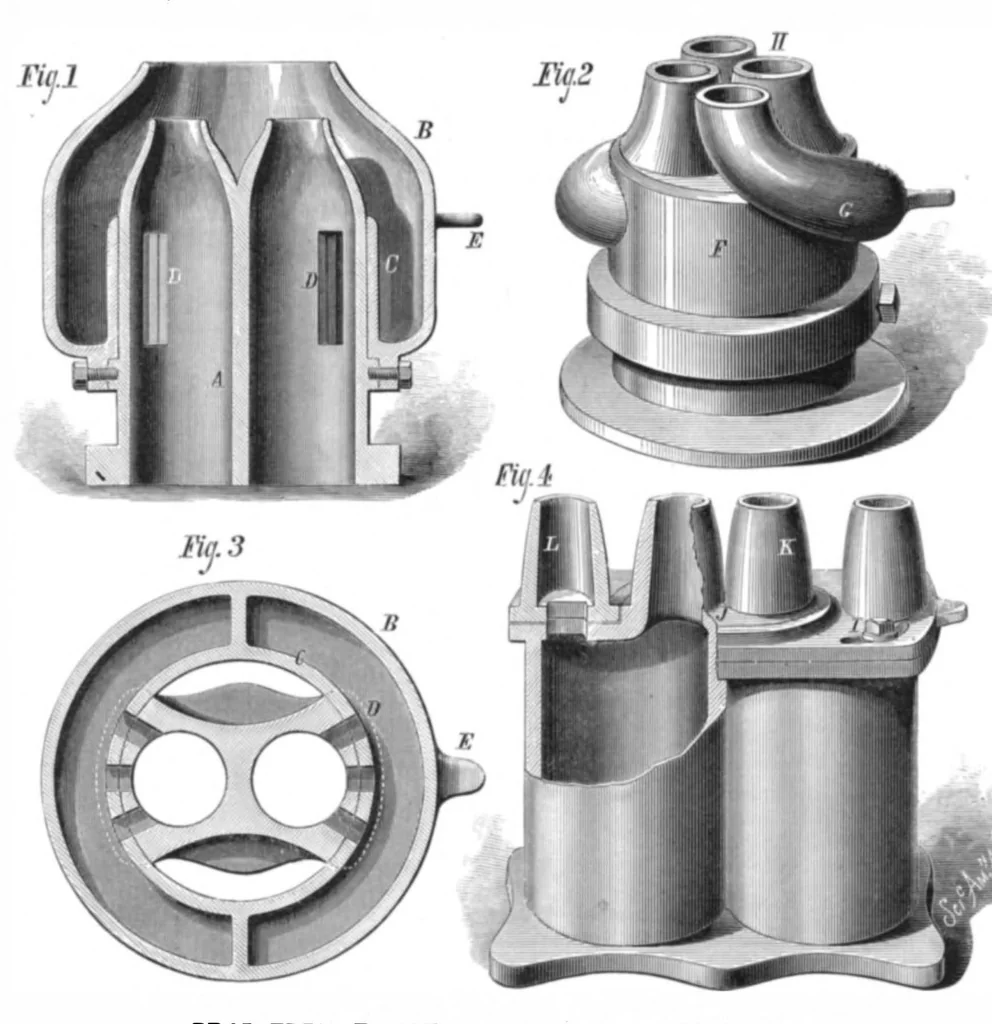An illustration from Scientific American, Vol. 38, No. 17 (April 1878), 1878, leaf 7