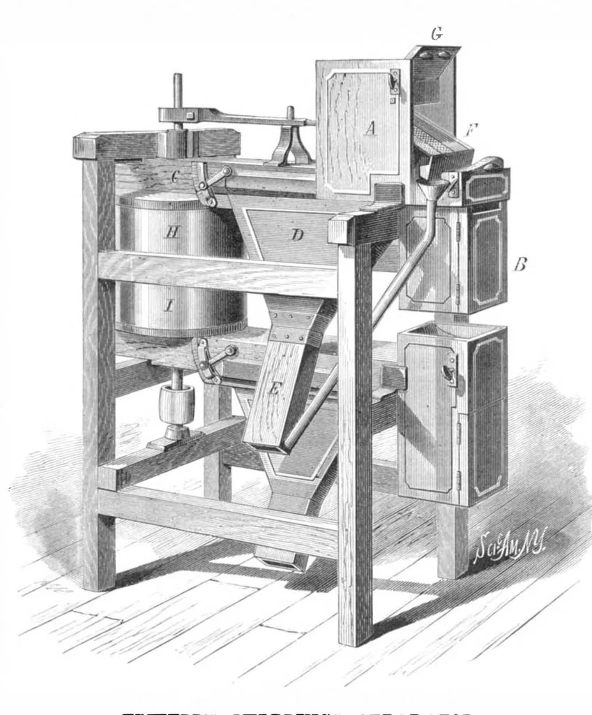 An illustration from Scientific American, Vol. 39, No. 11 (September 1878), 1878, leaf 7