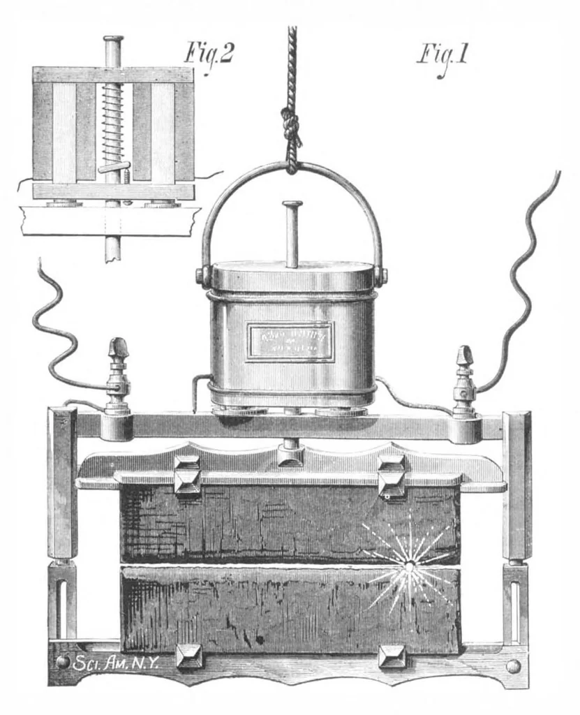 An illustration from Scientific American, Vol. 40, No. 4 (January 1879), 1879, leaf 7