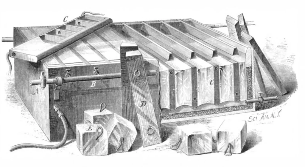 An illustration from Scientific American, Vol. 40, No. 11 (March 1879), 1879, leaf 7