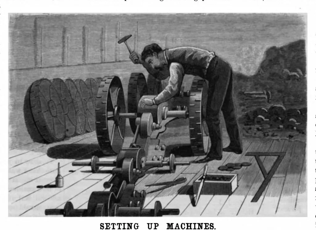 An illustration from Scientific American, Vol. 44, No. 20 (May 1881), 1881, leaf 4