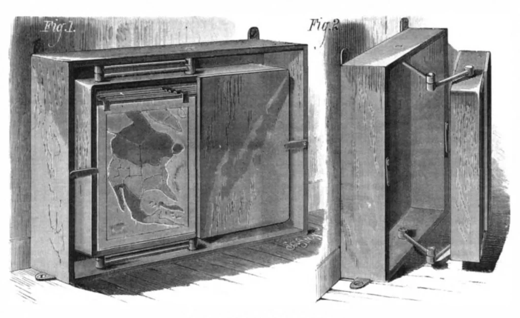 An illustration from Scientific American, Vol. 45, No. 1 (July 1881), 1881, leaf 4