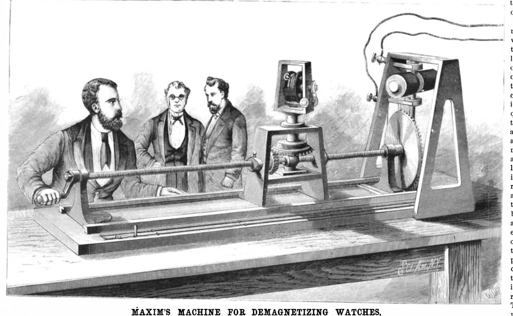 An illustration from Scientific American, Vol. 45, No. 9 (August 1881), 1881, leaf 7