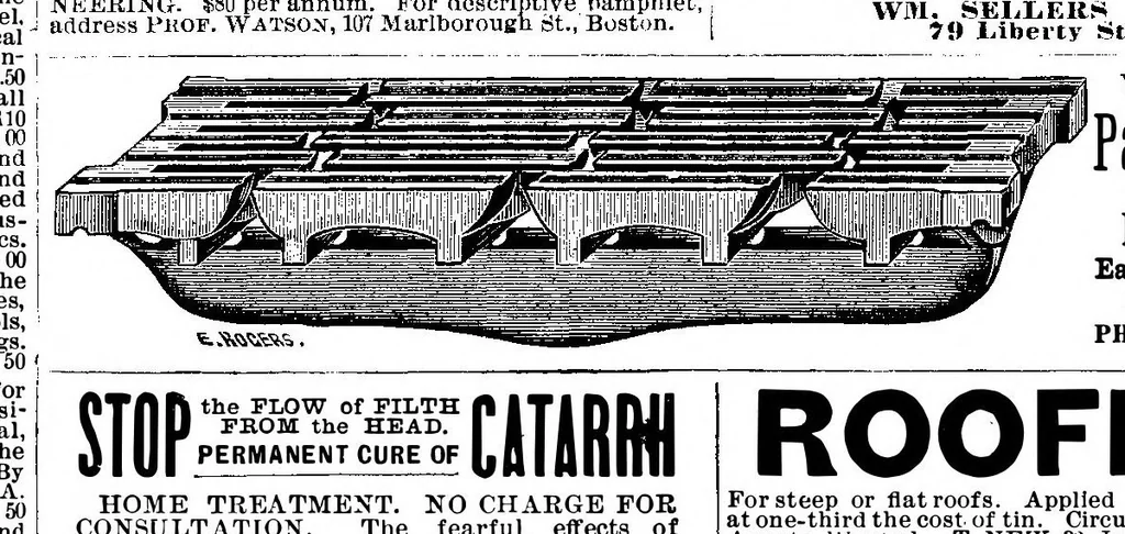 An illustration from Scientific American, Vol. 45, No. 19 (November 1881), 1881, leaf 14