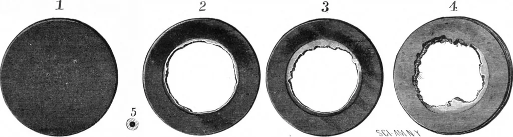An illustration from Scientific American, Vol. 51, No. 15 (October 1884), 1884, leaf 7