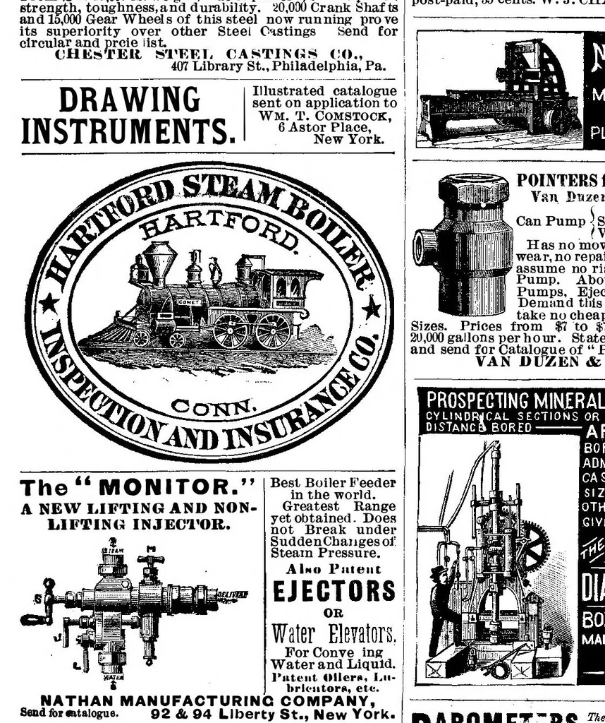 An illustration from Scientific American, Vol. 52, No. 8 (February 1885), 1885, leaf 15