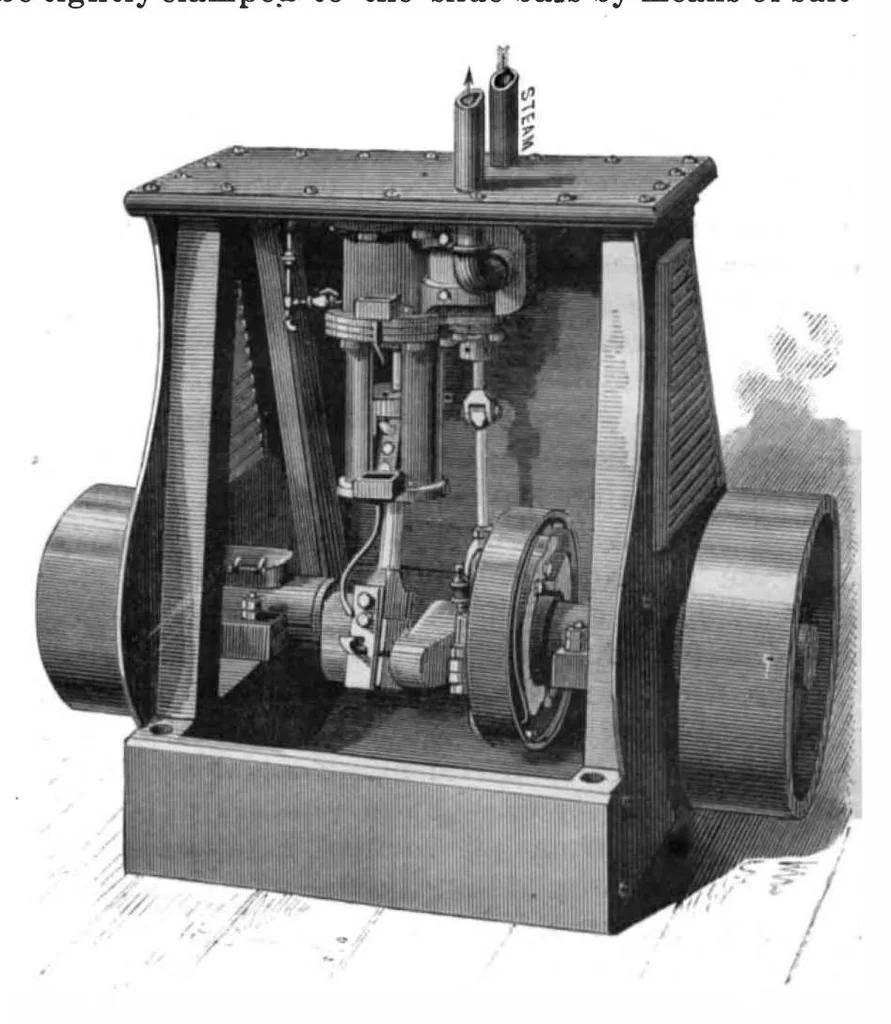 An illustration from Scientific American, Vol. 54, No. 13 (March 1886), 1886, leaf 7