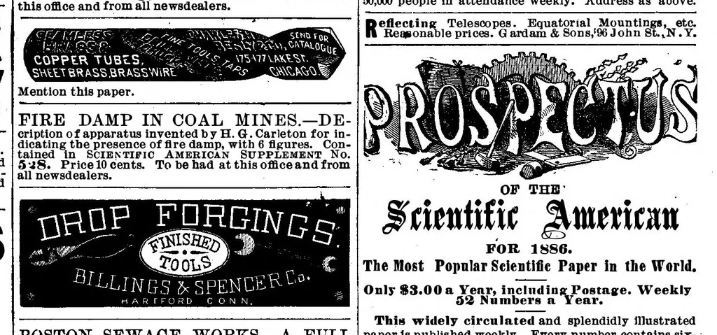 An illustration from Scientific American, Vol. 55, No. 7 (August 1886), 1886, leaf 15