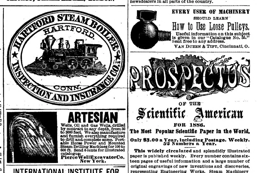 An illustration from Scientific American, Vol. 55, No. 21 (November 1886), 1886, leaf 15
