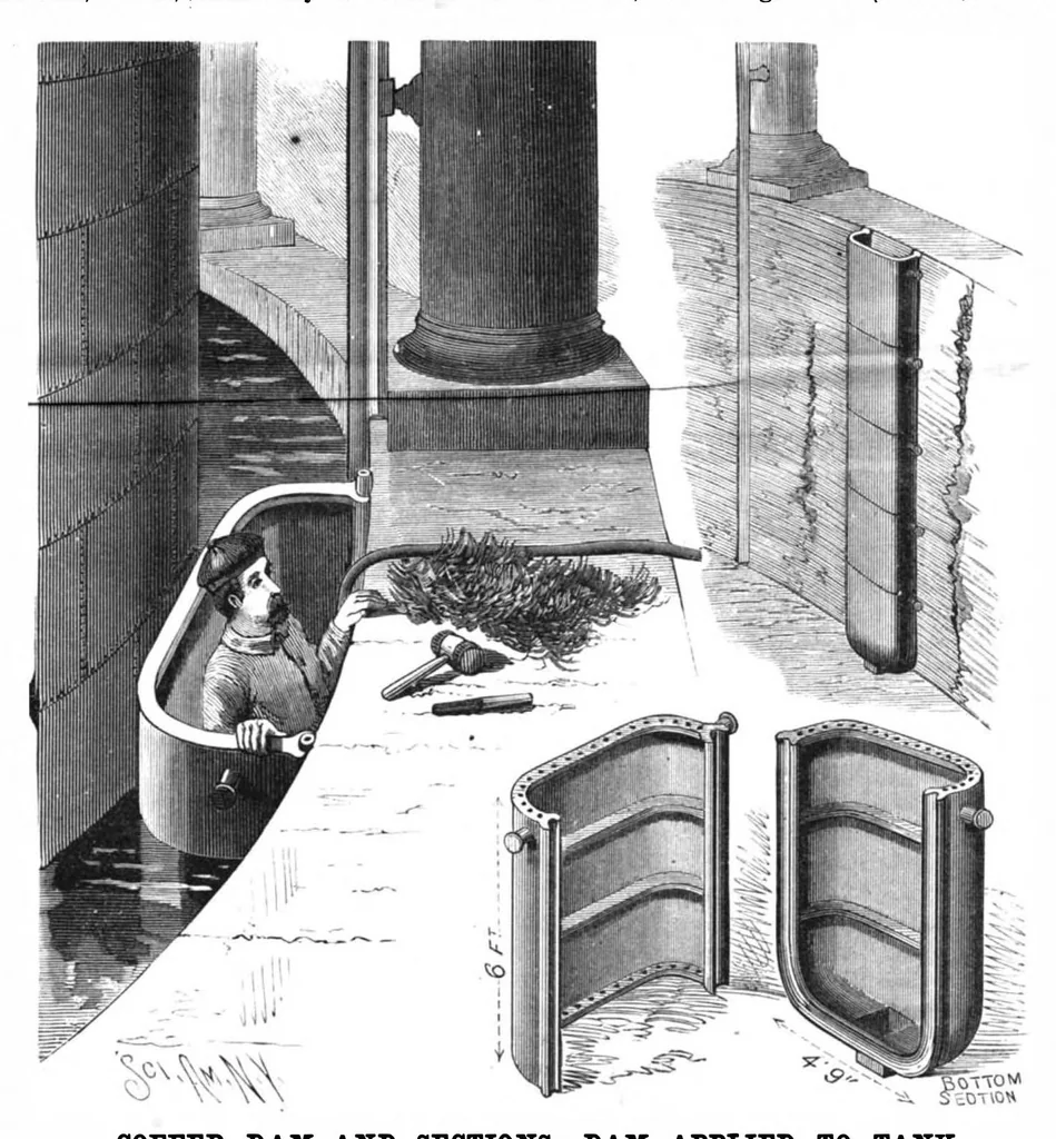 An illustration from Scientific American, Vol. 55, No. 22 (November 1886), 1886, leaf 9