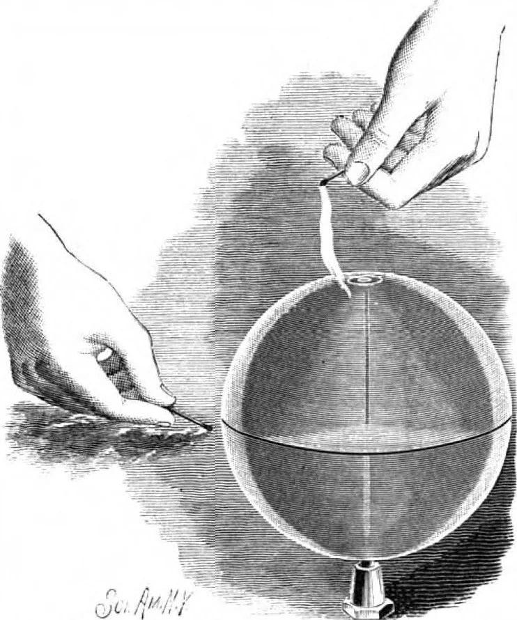 An illustration from Scientific American, Vol. 64, No. 8 (February 1891), 1891, leaf 10