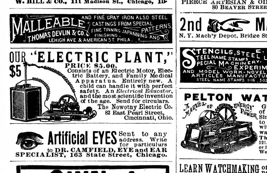 An illustration from Scientific American, Vol. 65, No. 24 (December 1891), 1891, leaf 14