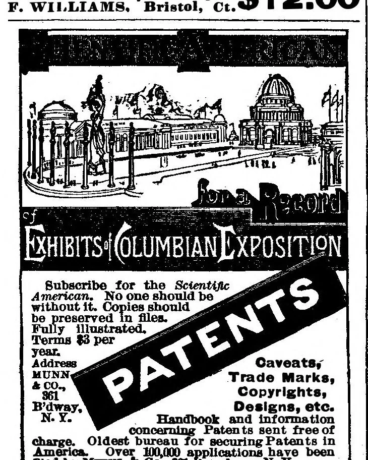 An illustration from Scientific American, Vol. 68, No. 1 (January 1893), 1893, leaf 13