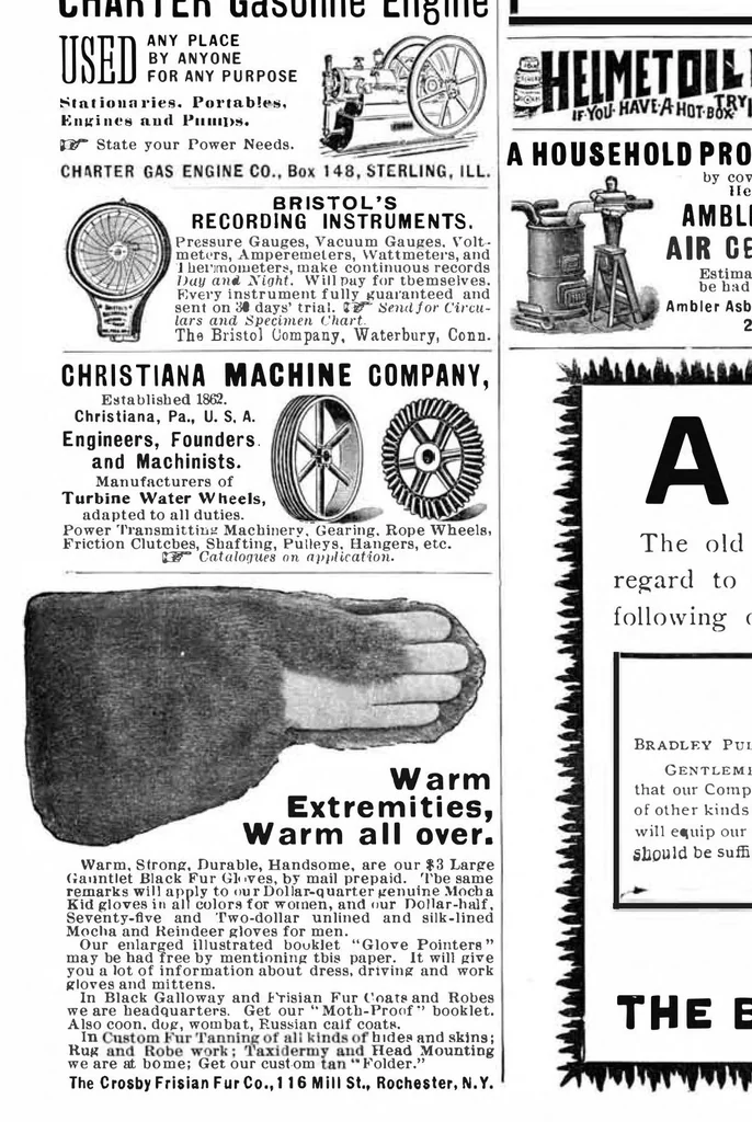 An illustration from Scientific American, Vol. 82, No. 4 (January 1900), 1900, leaf 15
