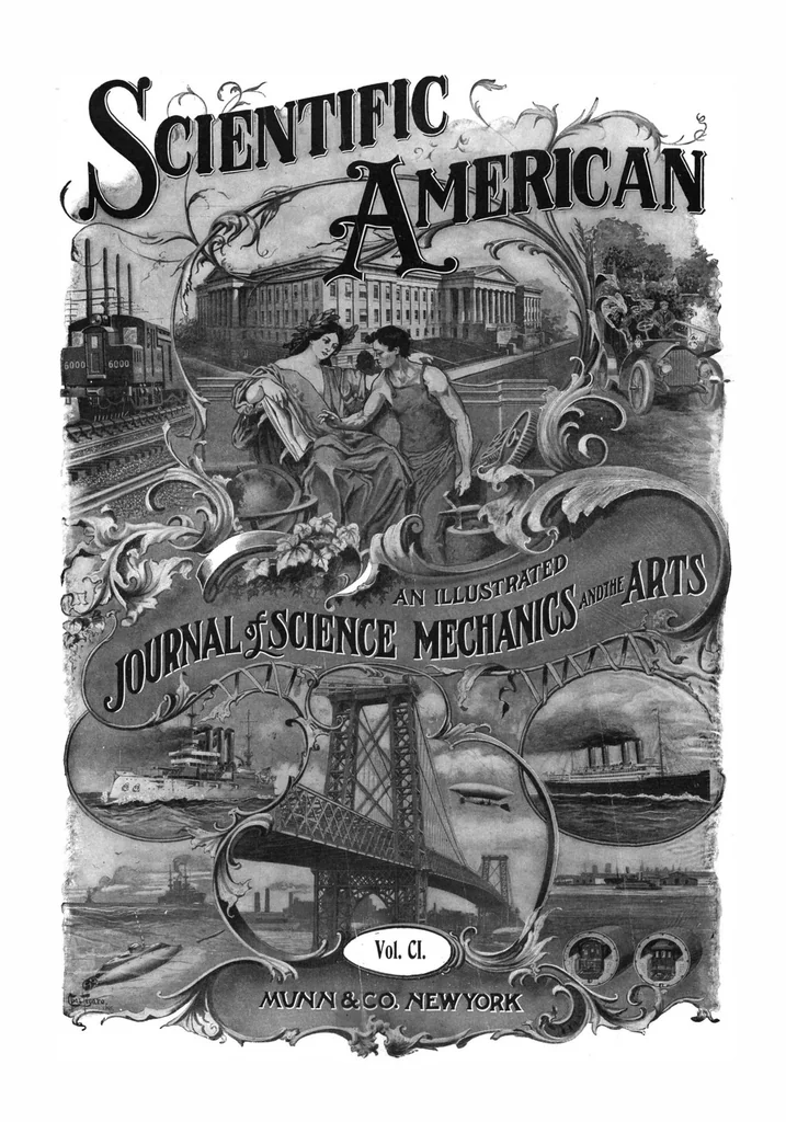 An illustration from Scientific American, Vol. 101, No. 1 (July 1909), 1909, leaf 0