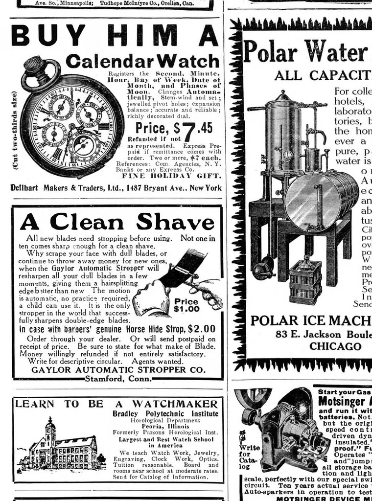 An illustration from Scientific American, Vol. 101, No. 19 (November 1909), 1909, leaf 19