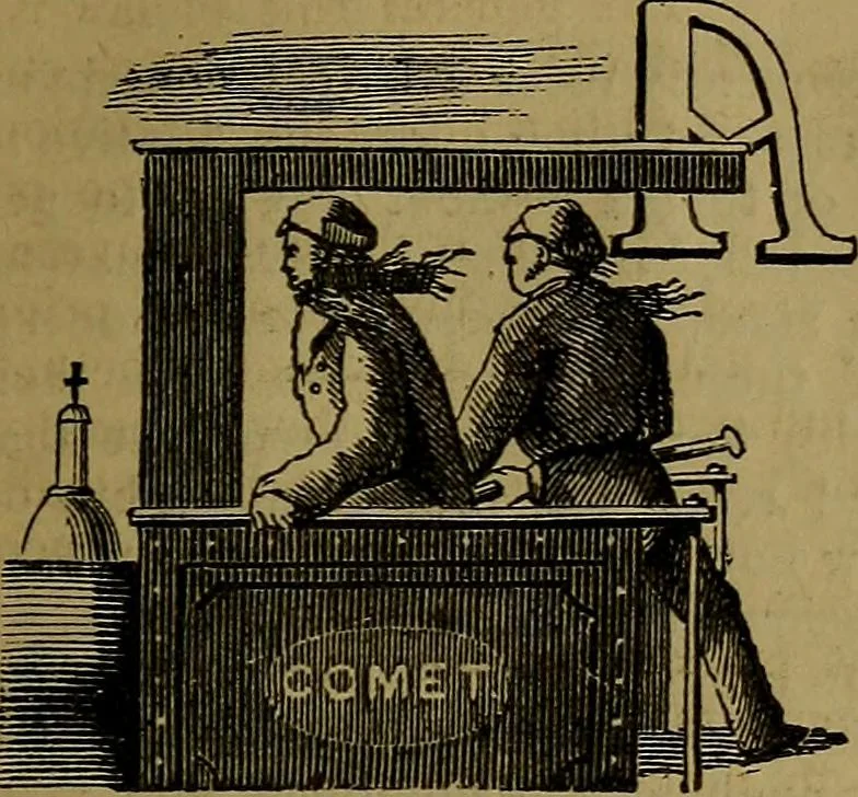 An illustration from The Scientific American reference book; a compendium of useful information for inventors and mechanics, containing the complete patent laws of the United States ... forms for patents, caveats, assignments, licenses, and shop rights ... etc., etc, 1876, leaf 108
