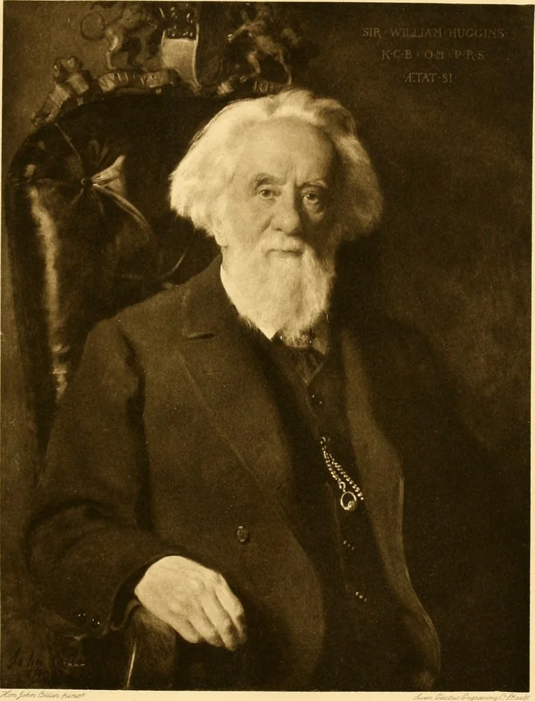 An illustration from The scientific papers of Sir William Huggins, 1909, leaf 18