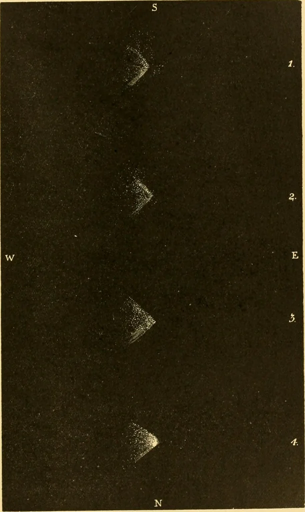 An illustration from The scientific papers of Sir William Huggins, 1909, leaf 312