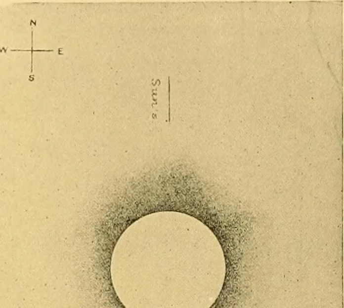 An illustration from The scientific papers of Sir William Huggins, 1909, leaf 350