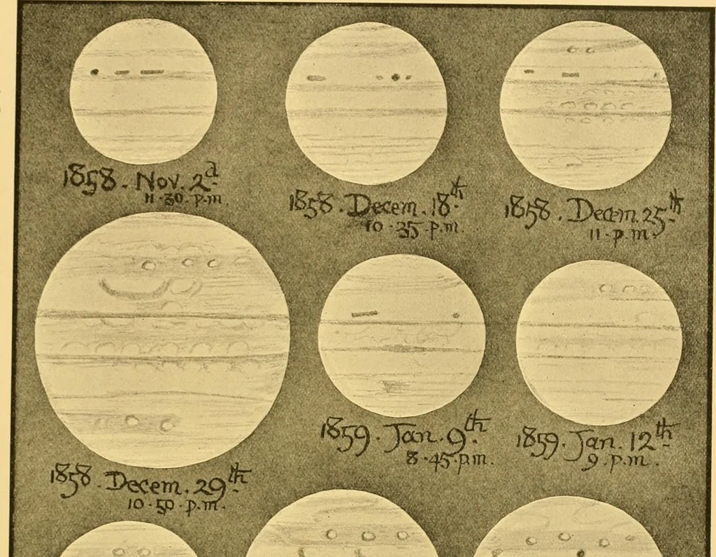An illustration from The scientific papers of Sir William Huggins, 1909, leaf 386