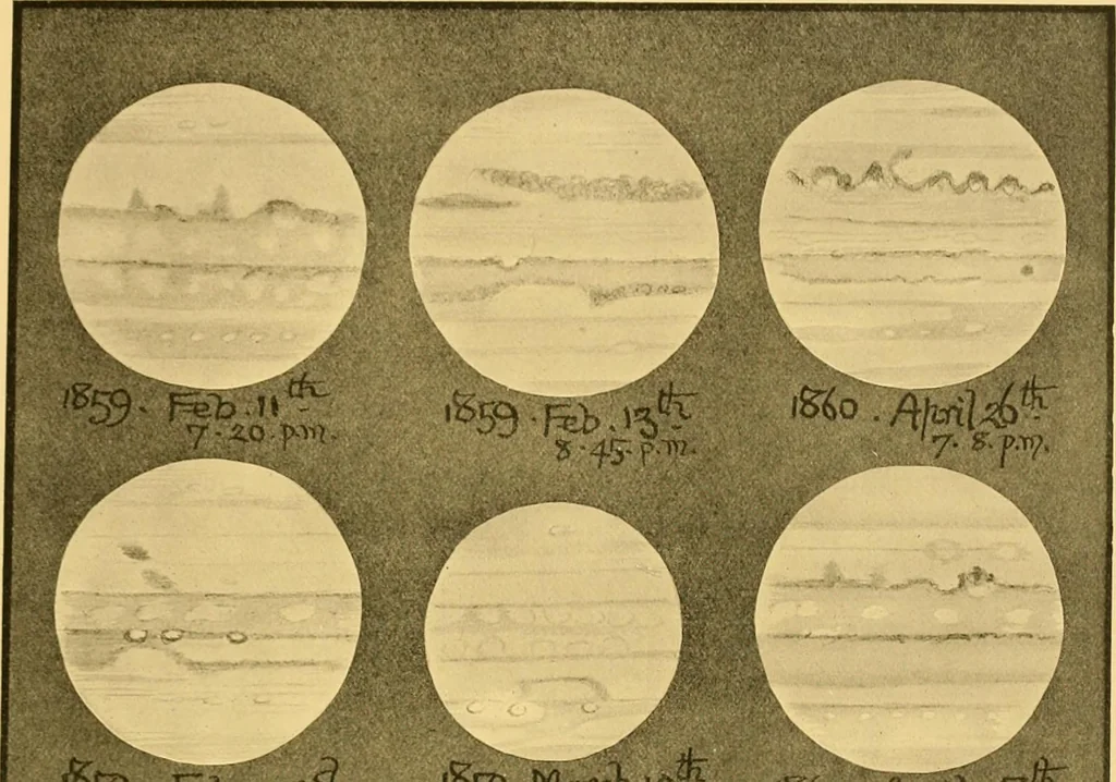 An illustration from The scientific papers of Sir William Huggins, 1909, leaf 388
