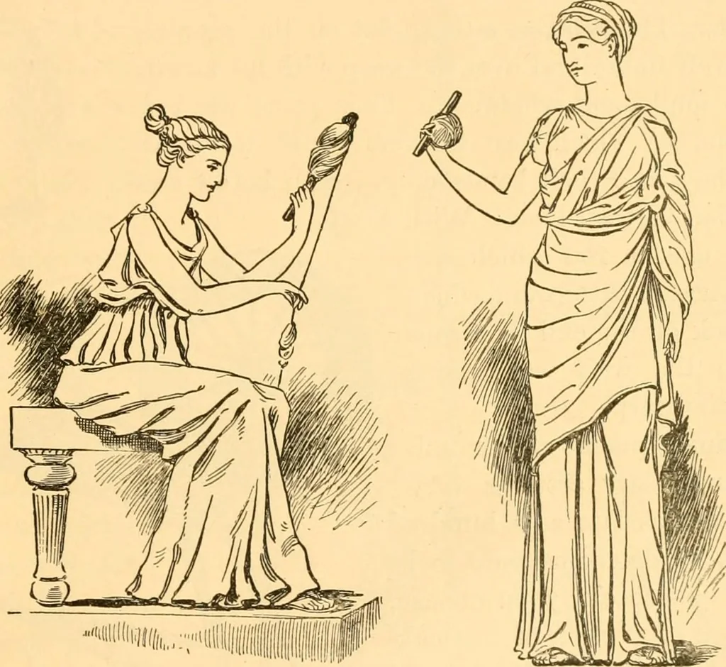 An illustration from Scientific sewing and garment cutting, for use in schools and in the home;, 1898, leaf 154