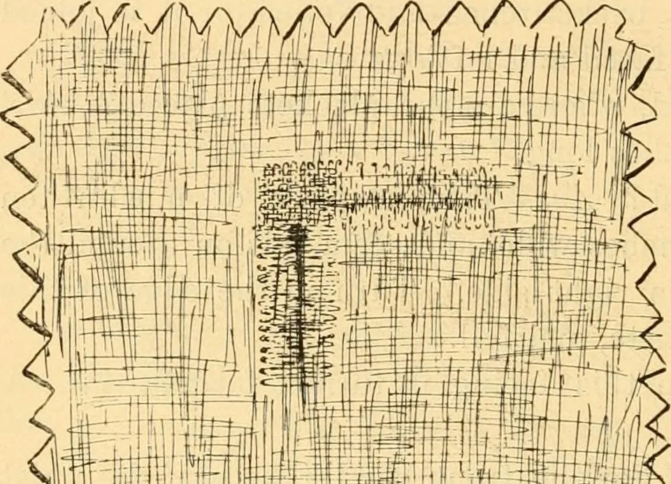 An illustration from Scientific sewing and garment cutting, for use in schools and in the home;, 1898, leaf 93