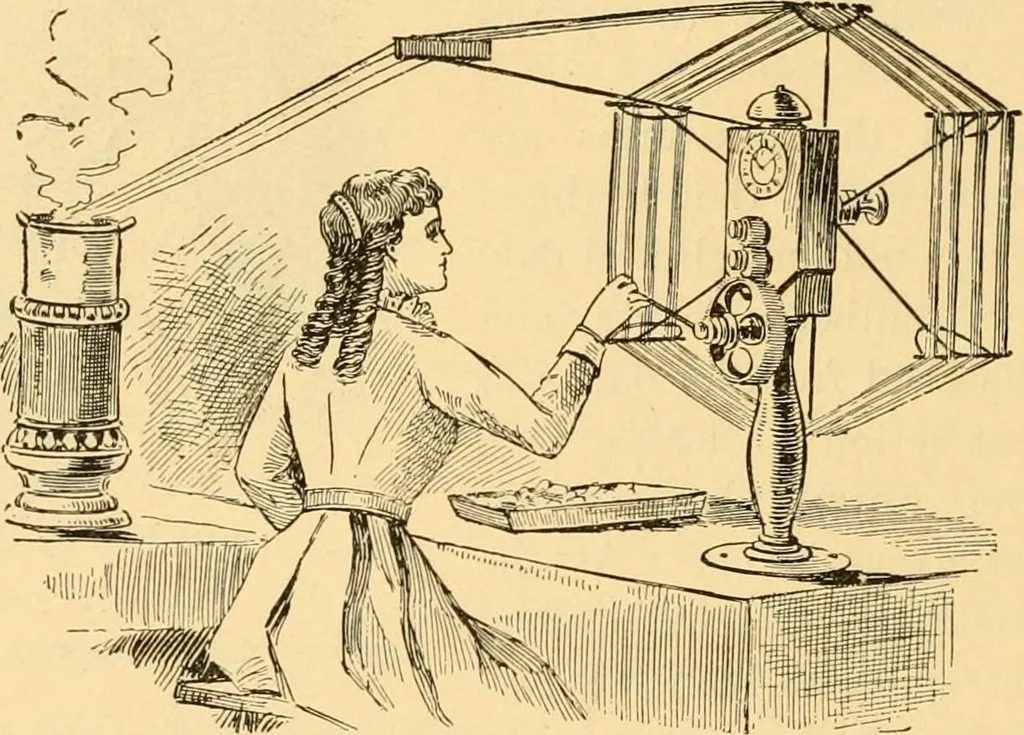 An illustration from Scientific sewing and garment cutting, for use in schools and in the home;, 1898, leaf 97