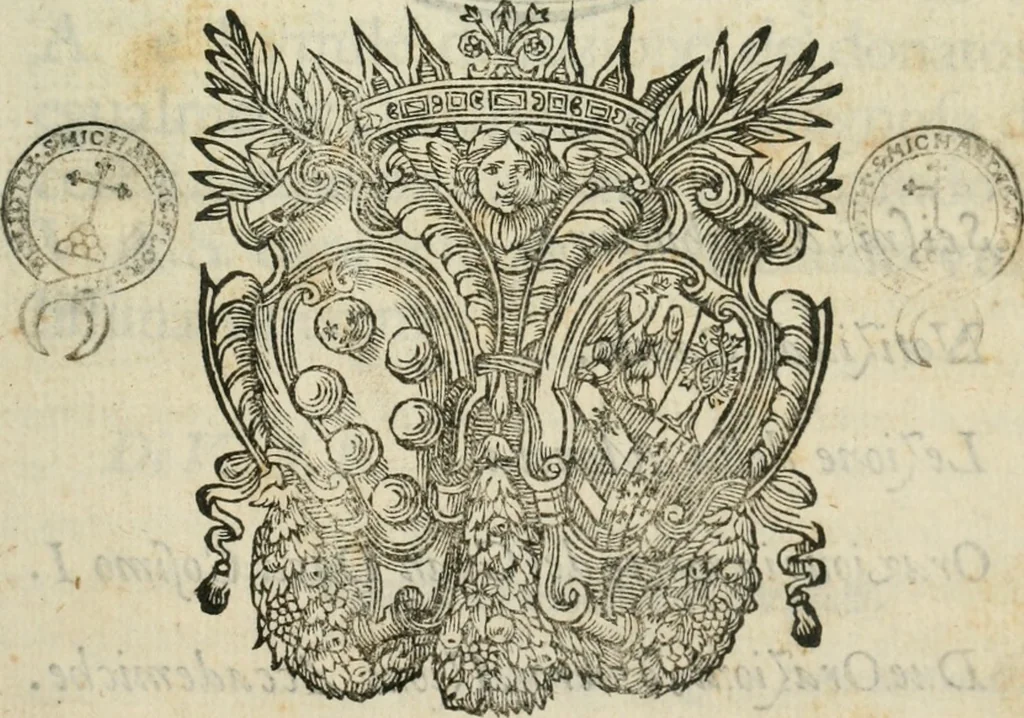 An illustration from Scisma d'Inghilterra, con altre operette, 1638, leaf 4