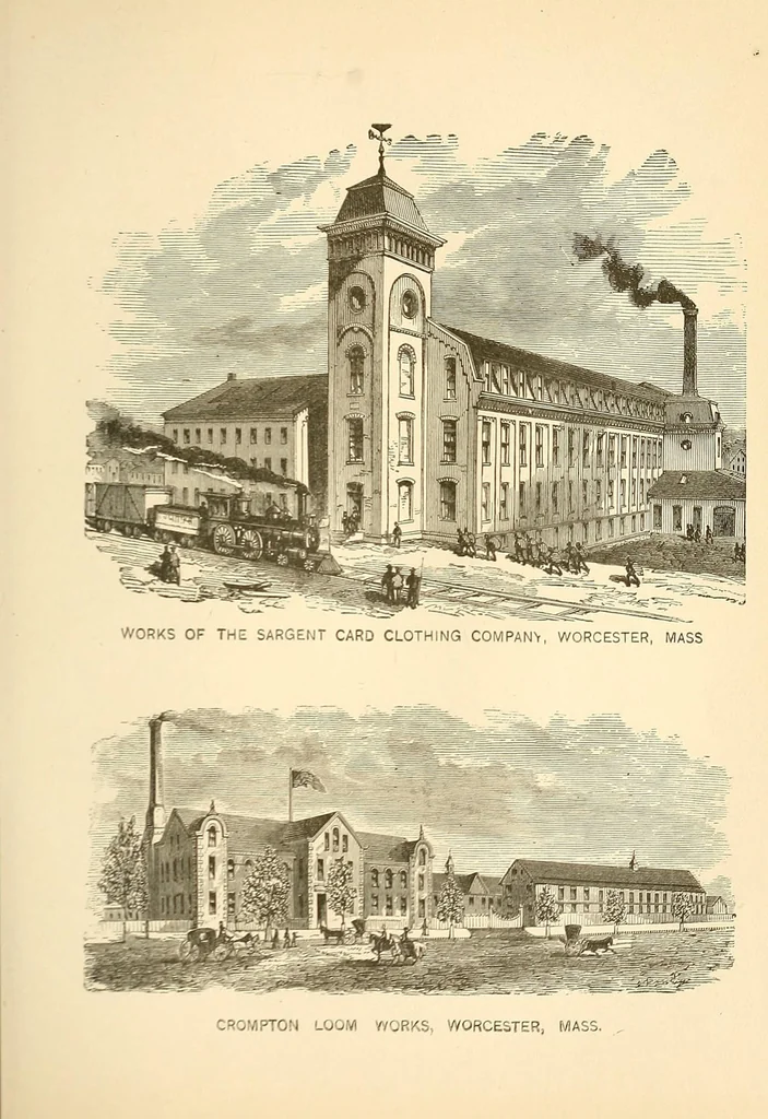 An illustration from Scissors and yardstick, or, all about dry goods : a complete manual, giving a detailed description of each article included in the several departments, together with upholstery and house-furnishing goods ; also, a list of all the principal dry goods manufacturing cities and towns of the world, 1872, leaf 153